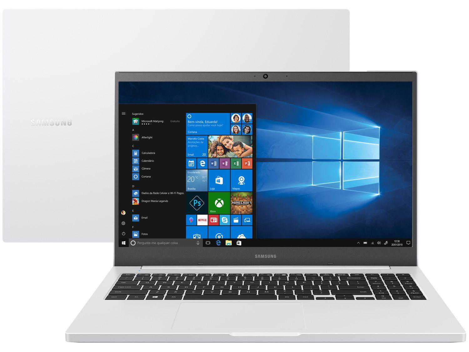 Notebook Samsung Book NP550XDA-KO2BR Intel Celeron - 4GB 500GB 15,6" Full HD LED Windows 10