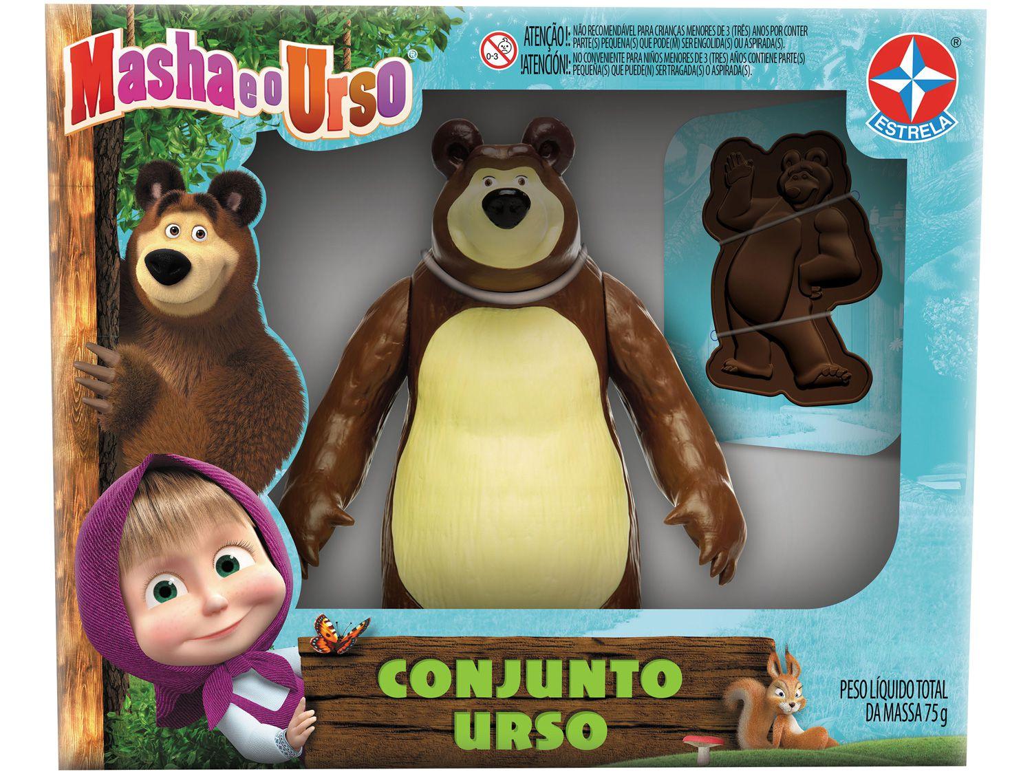Boneco Masha e o Urso 23cm com Acessórios - Estrela