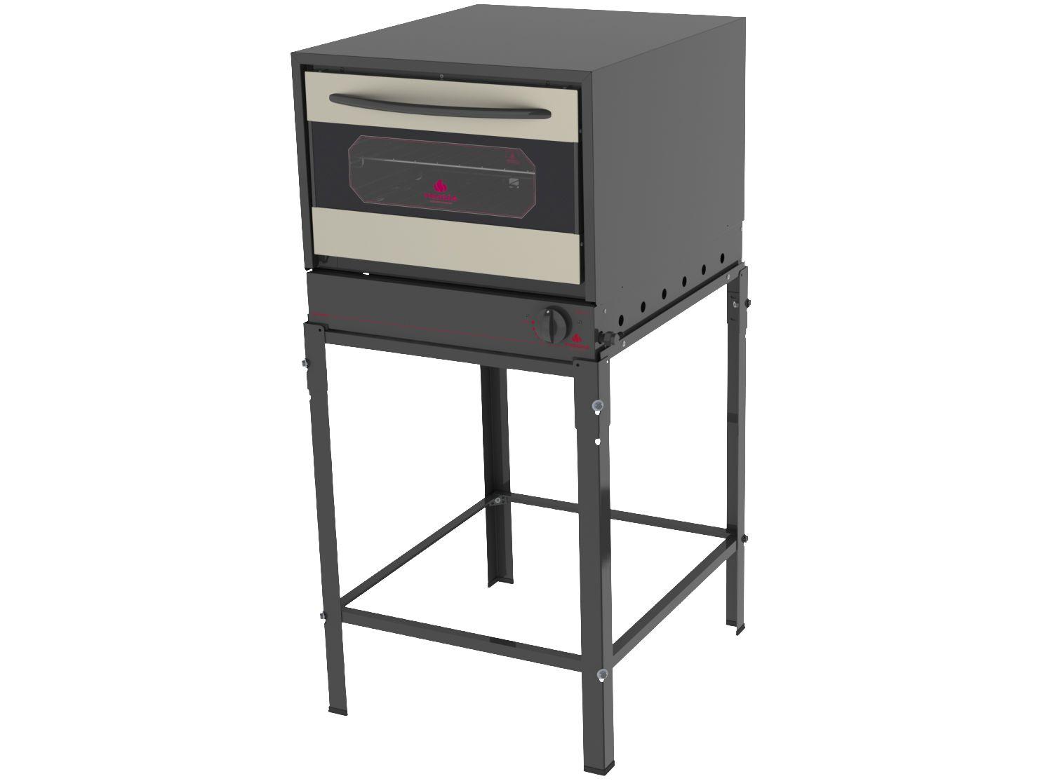 Forno Industrial a Gás GLP Progás - com Cavalete 110L Gourmet Inox FGE-110