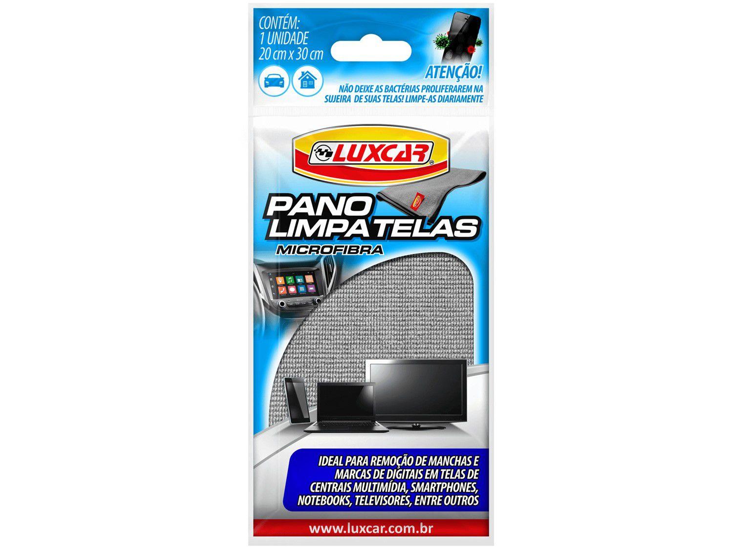 Pano Limpa Tela Microfibra 20x30cm Luxcar