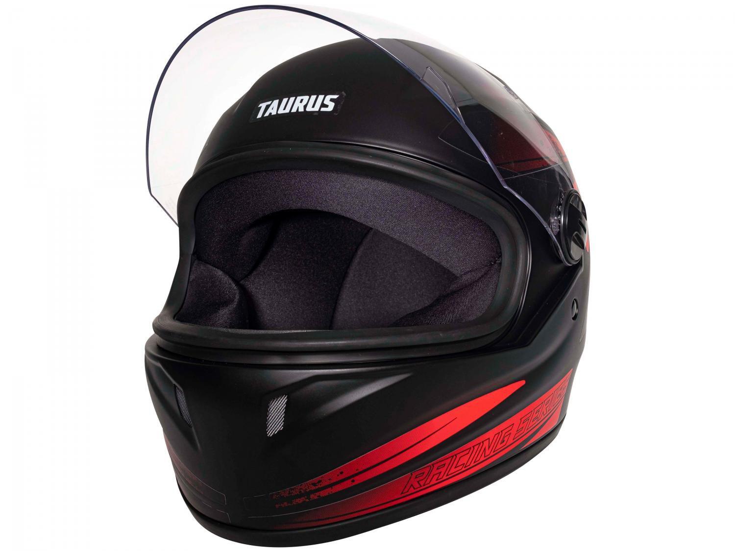 Capacete de Moto Fechado JOY23 RS Zephyr - Preto e Vermelho Tamanho 58