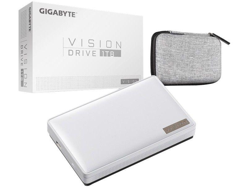 SSD Externo Gigabyte 1TB USB 3.2 - Leitura 2000MB/s e Gravação 2000MB/s Vision Drive