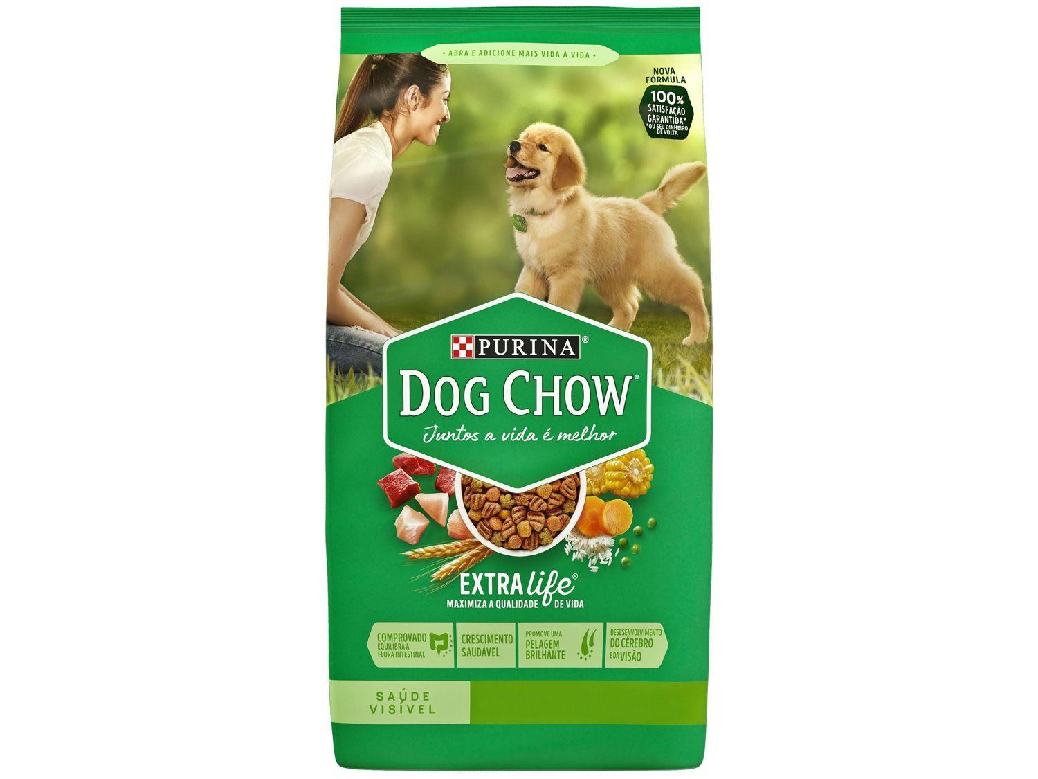Ração Premium para Cachorro Dog Chow - ExtraLife Filhote 10,1kg