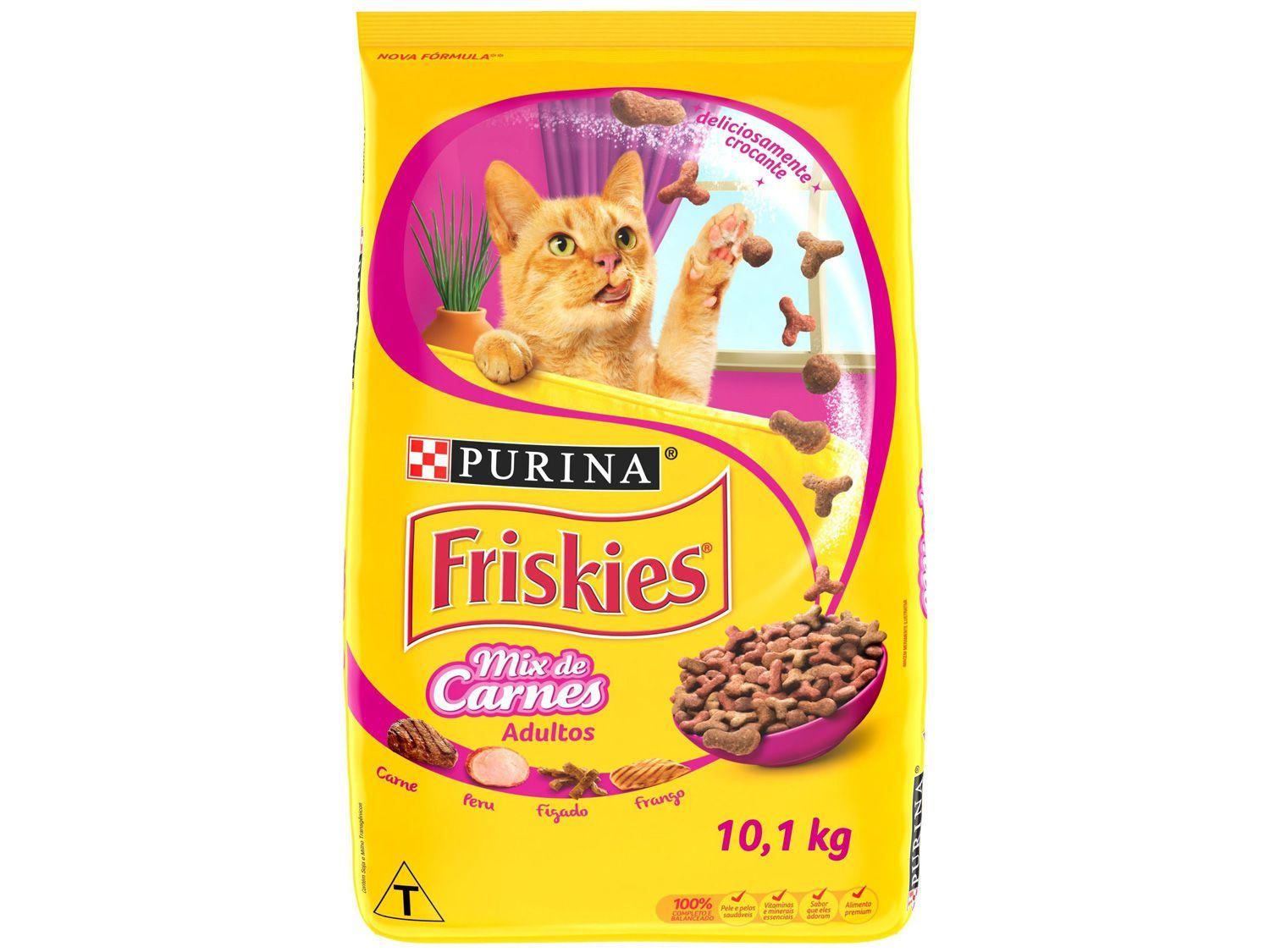 Ração Premium para Gato Friskies - Mix de Carnes Adulto 10,1kg