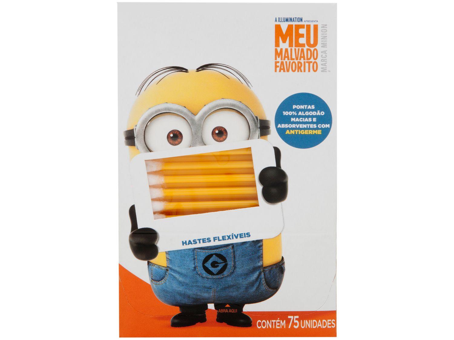 Hastes Flexíveis Minions Cremer 75 Unidades