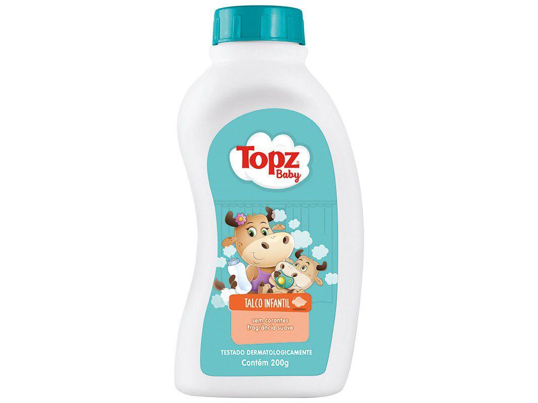 Talco para Bebê Topz Baby 200g