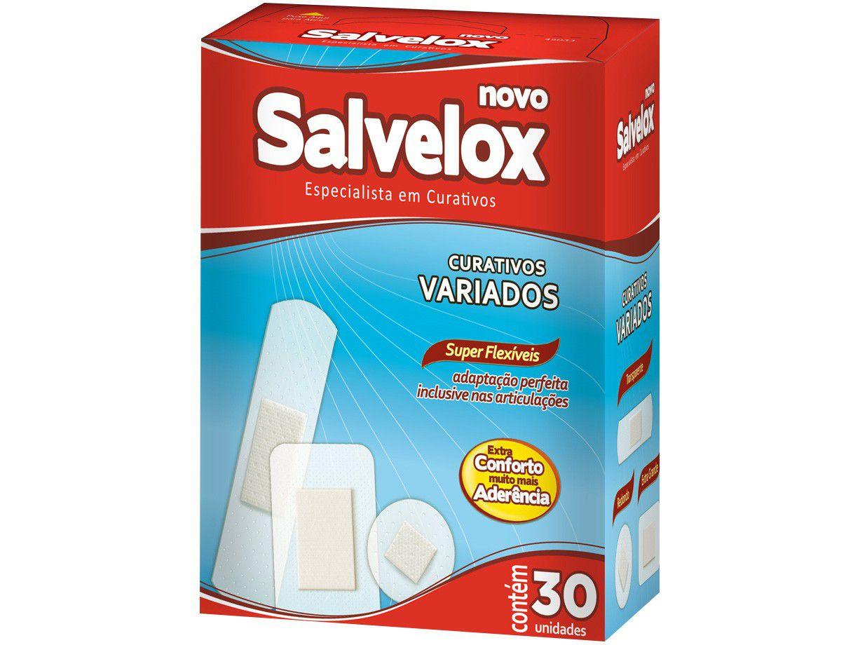 Curativo Antisséptico Adesivo Transparente - Salvelox 1 Caixa com 30 Unidades