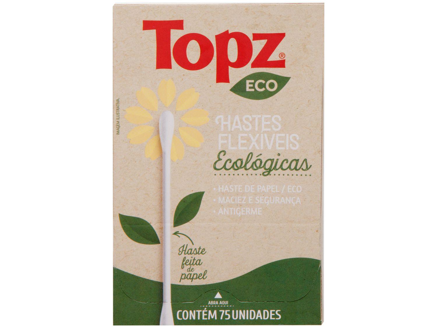 Hastes Flexíveis Topz 75 Unidades