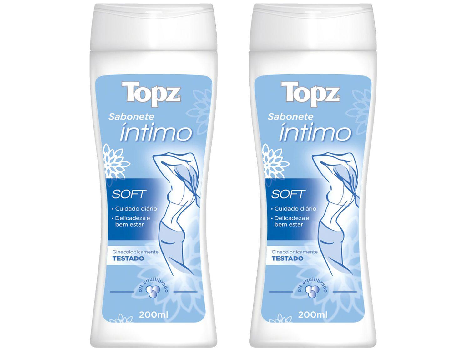 Sabonete Íntimo Topz Soft 200ml 2 Unidades