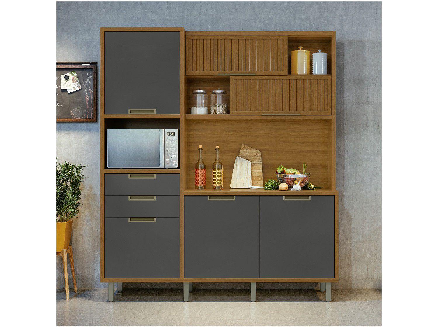 Cozinha Completa Nesher Imperatriz - 6 Portas 2 Gavetas 100% MDF