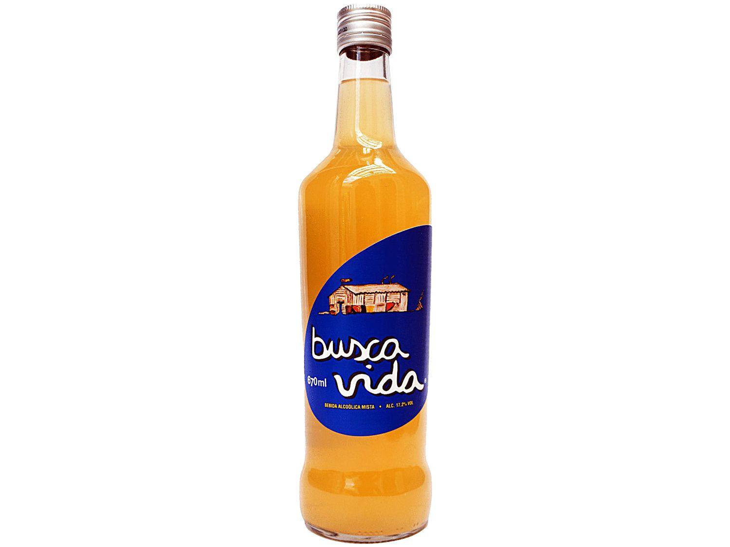 Cachaça Busca Vida Limão e Mel 670ml