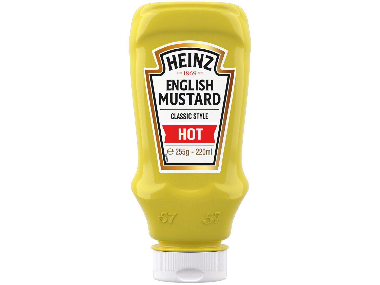 Mostarda Amarela Picante Heinz Hot 255g