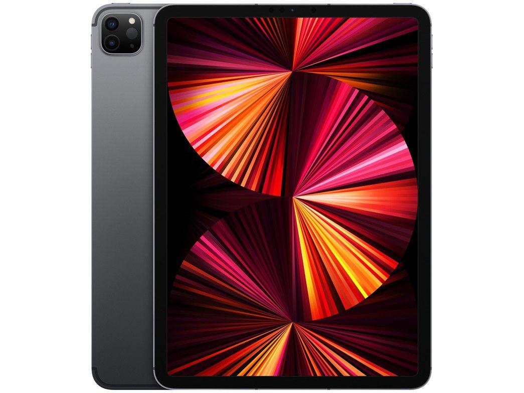 iPad Pro 11&quot; Apple M1 Wi-Fi + Cellular 128GB - Cinza-espacial