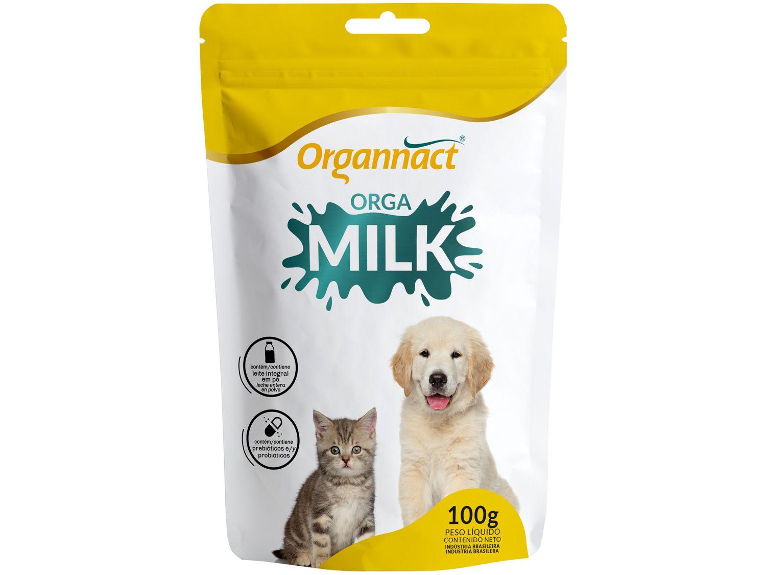 Suplemento Organnact Orgamilk - para Cachorro e Gato 100g
