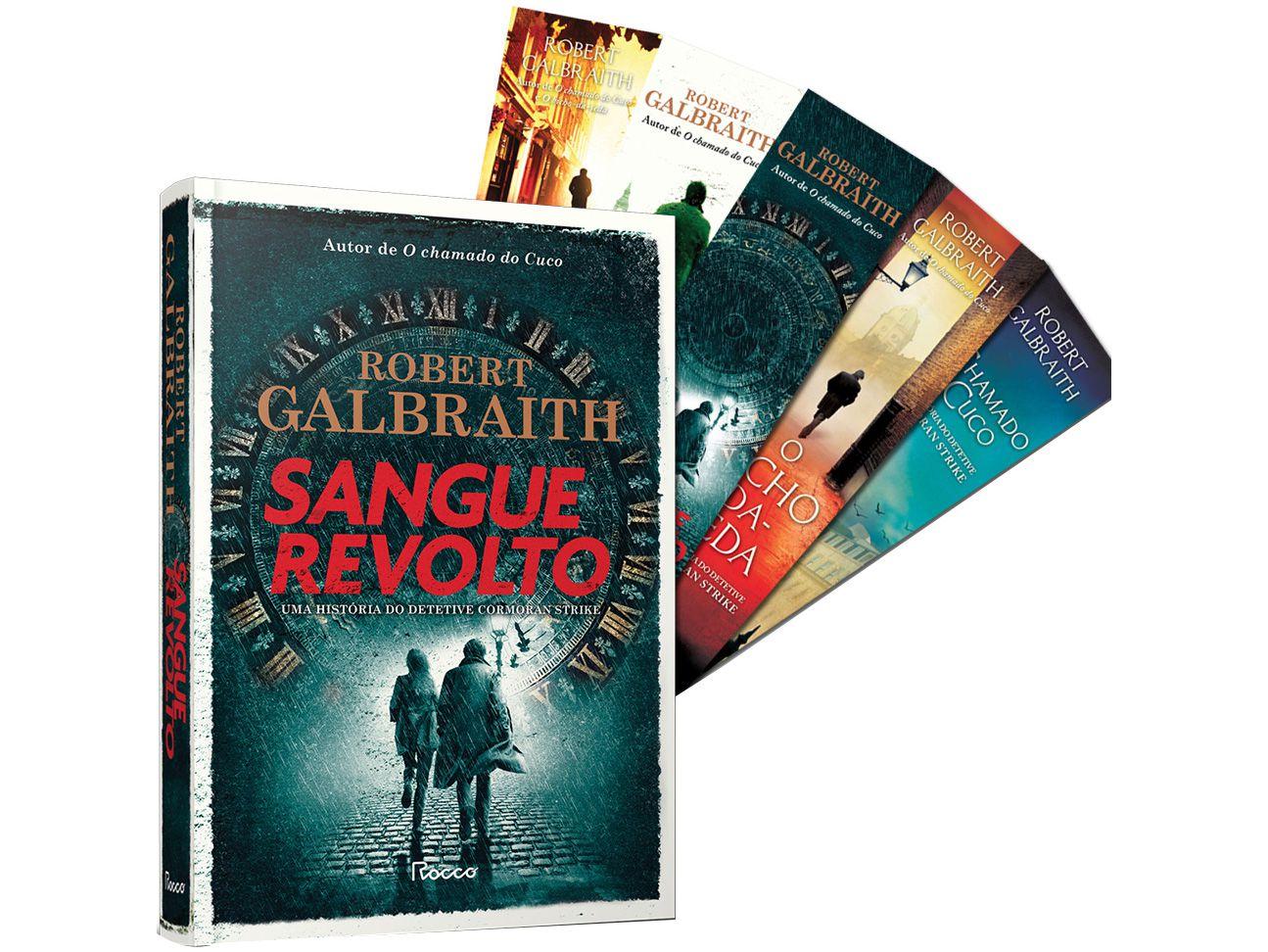 Livro Sangue Revolto Robert Galbraith - com Brinde