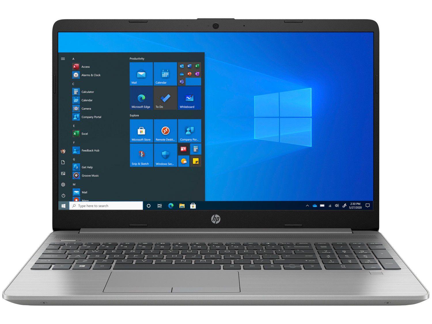 Notebook HP 256 G8 Intel Core i3 8GB 256GB SSD - 15,6" LCD Windows 10
