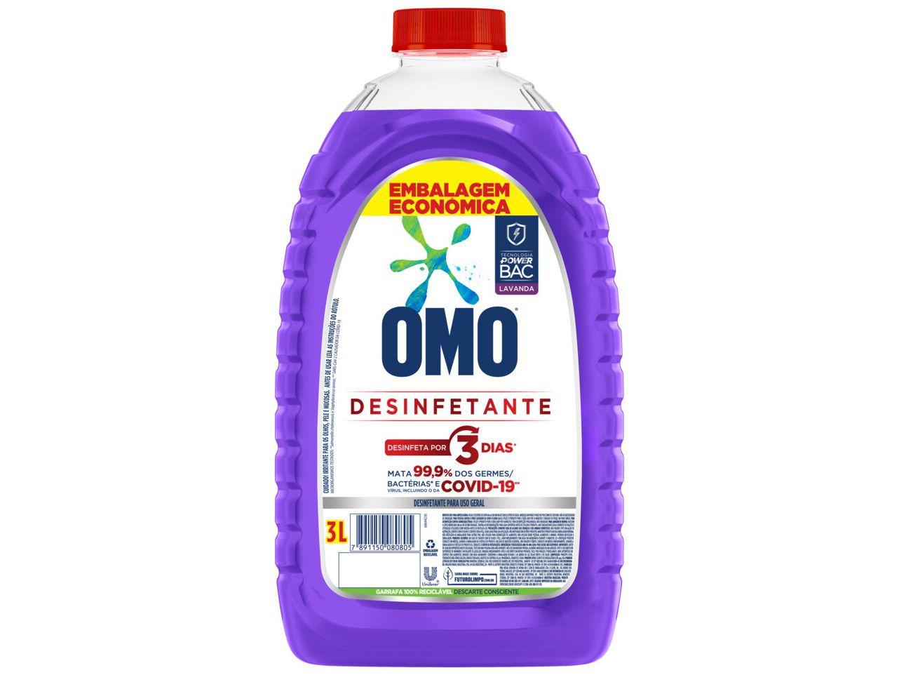 Desinfetante Omo Lavanda 3L