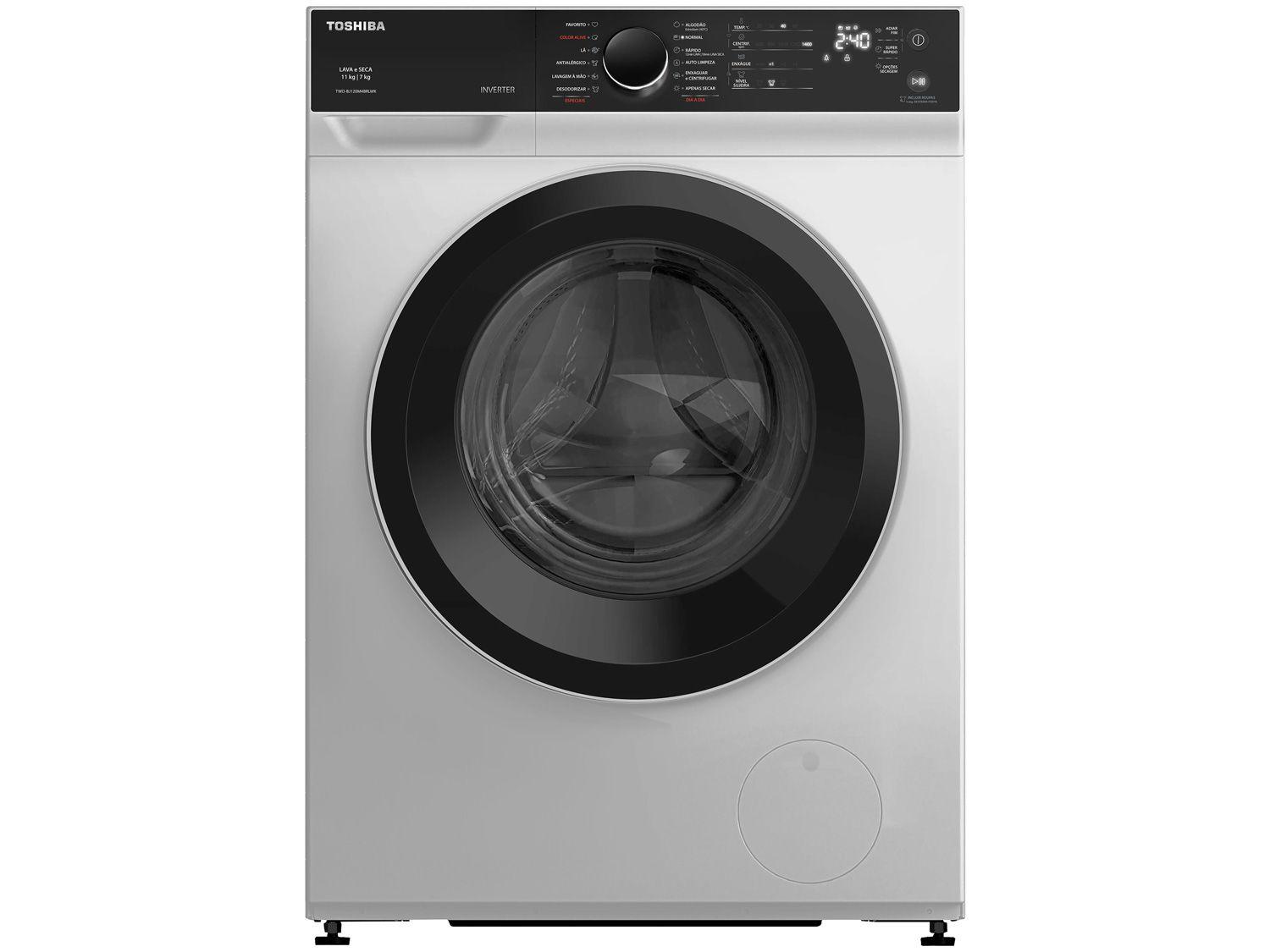 Lava e Seca Toshiba 11Kg Greatwaves - 12 Programas de Lavagem Branca