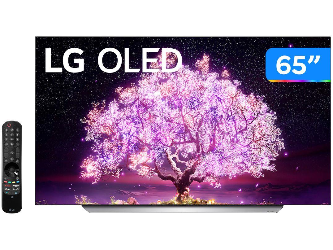 Smart TV 65" 4K UHD OLED LG OLED65C1PSA - 120Hz Wi-Fi e Bluetooth Alexa 4 HDMI 3 USB
