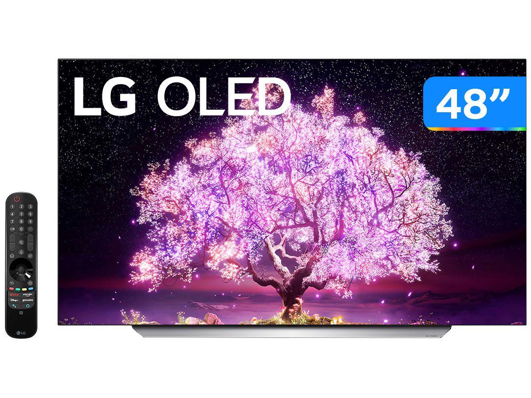 Smart TV 48" 4K UHD OLED LG OLED48C1PSA - 120Hz Wi-Fi e Bluetooth Alexa 4 HDMI 3 USB