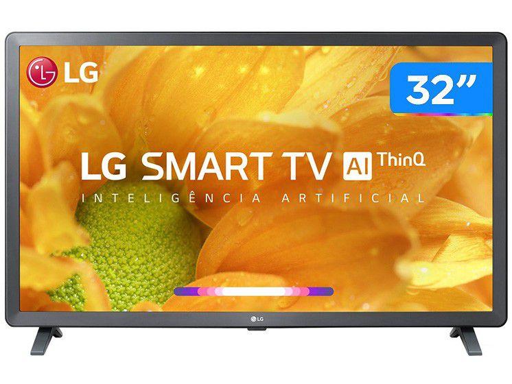 Smart TV 32" HD LED LG 32LM627BPSB 60Hz - Wi-Fi Bluetooth 2 HDMI 1 USB