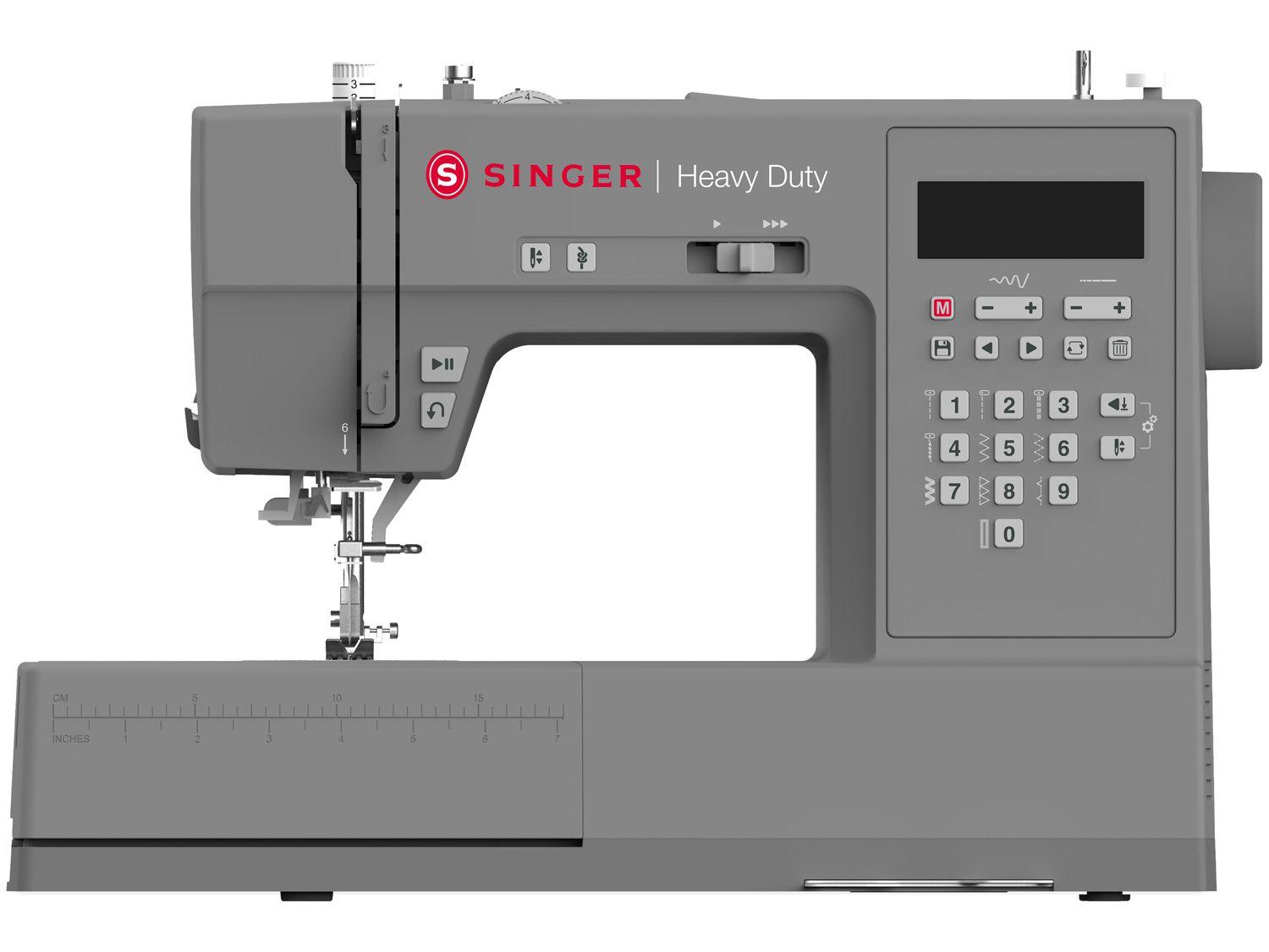 Máquina de Costura Singer Heavy Duty HD6705 - Portátil Eletrônica 200 Pontos