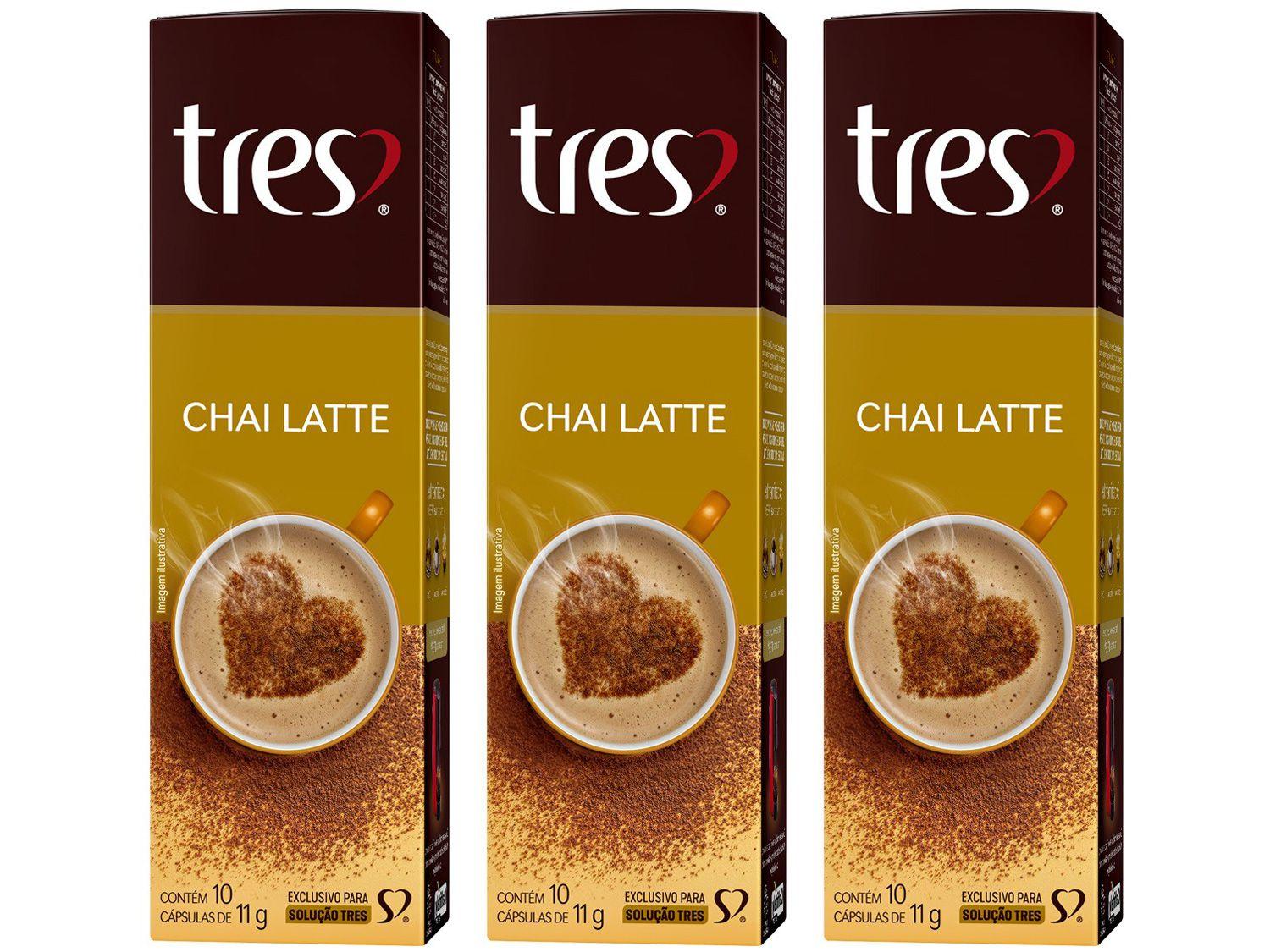 Cápsula de Café 3 Corações Chai Latte TRES - 30 unidades