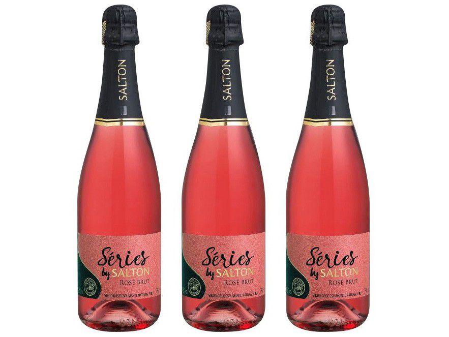 Espumante Rosé Salton Séries Brut 750ml - 3 Unidades