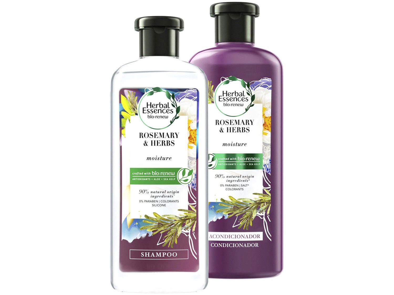 Kit Shampoo e Condicionador Herbal Essences - Alecrim e Ervas 400ml