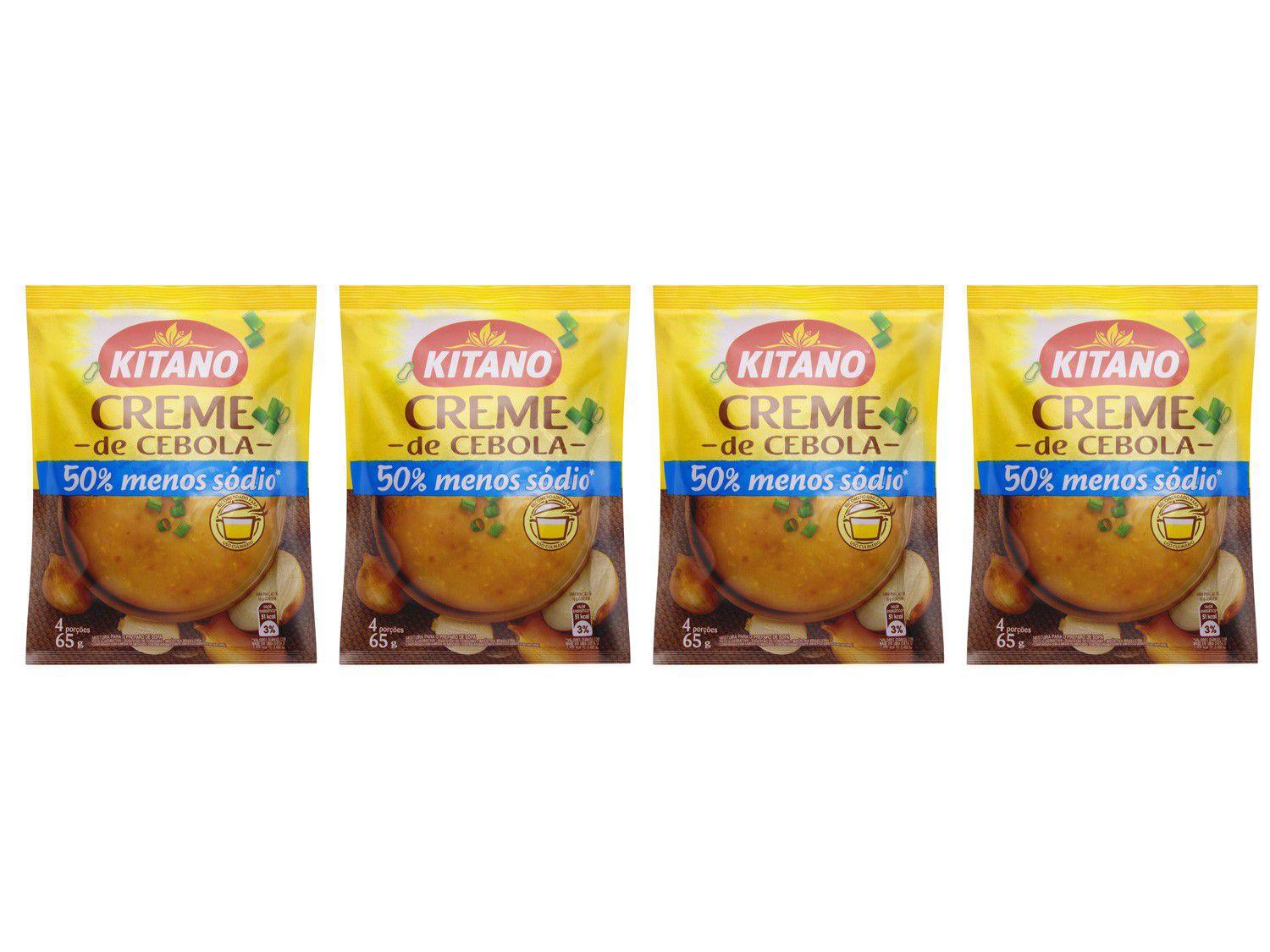 Kit Creme de Cebola Kitano 65g 4 Unidades