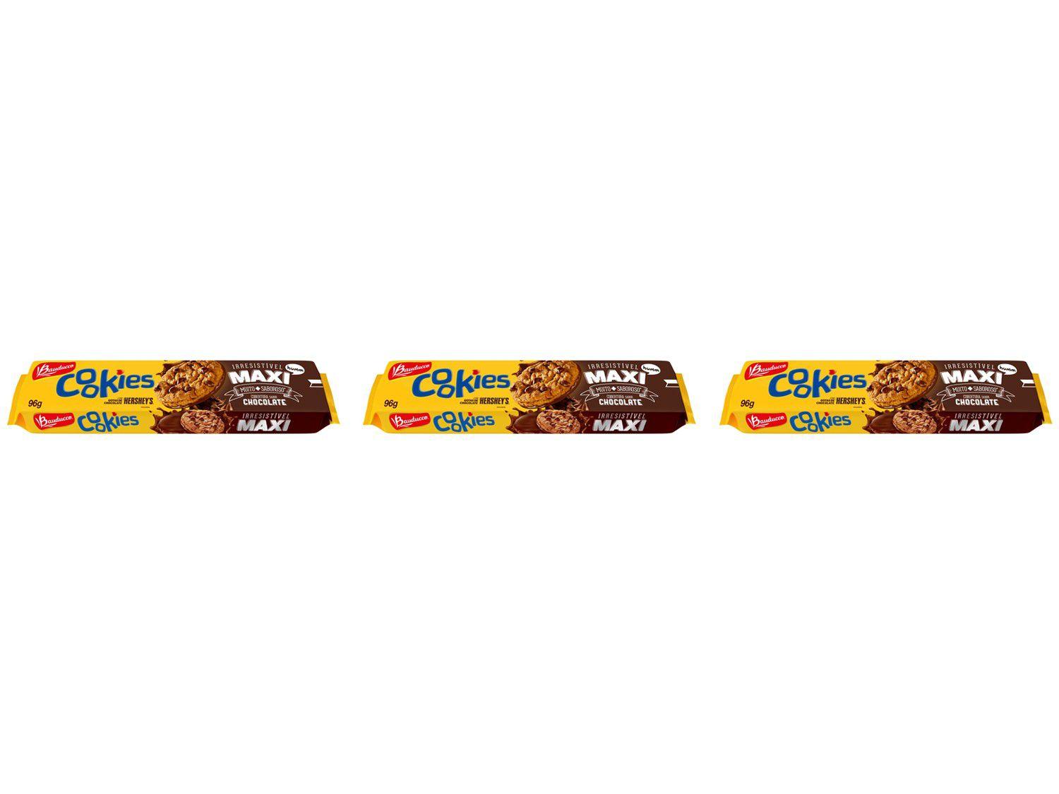 Kit Cookies Chocolate Maxi Bauducco 96g 3 Unidades