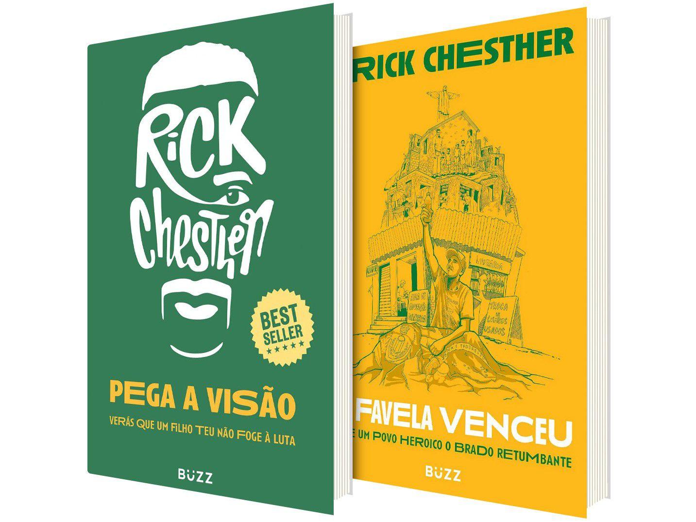Kit Livros Pega A Visao E A Favela Venceu Rick Chesther