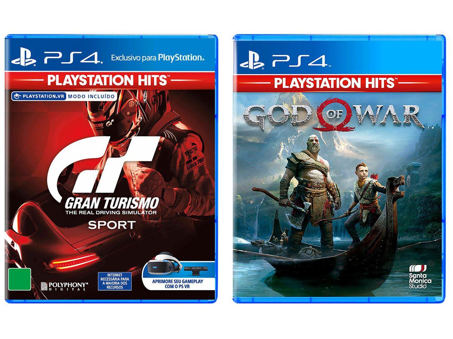 God of War Santa Monica Studio + Gran Turismo - Sport PlayStation Hits Polyphony para PS4
