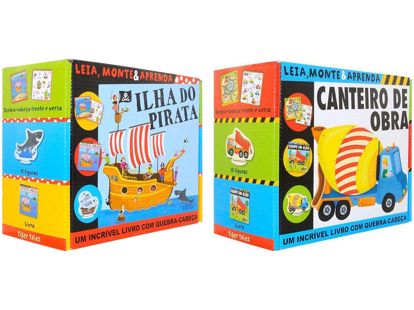 Kit Livros Leia, Monte e Aprenda - Márcia Duarte Companhone