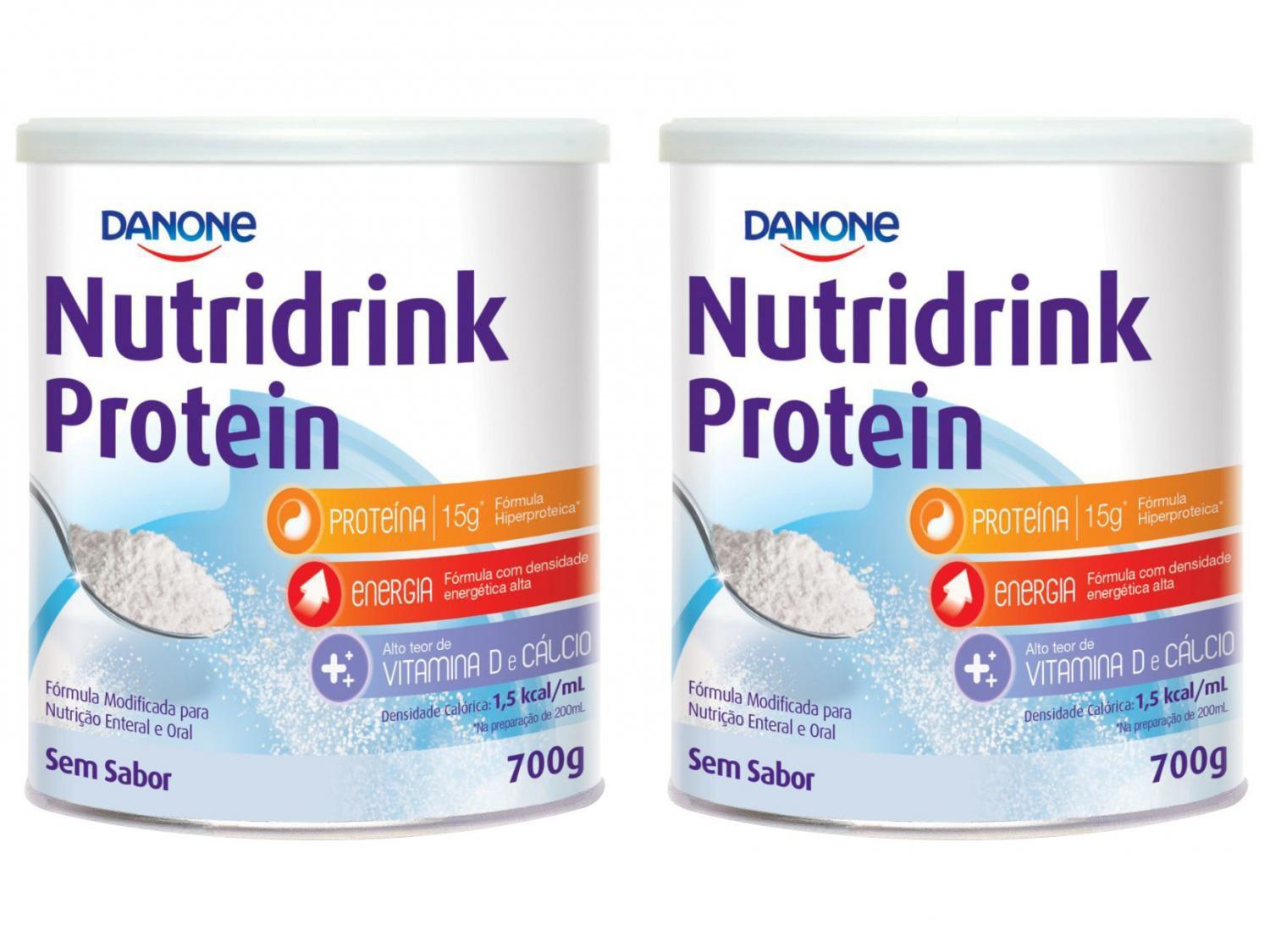 Suplemento Nutricional Adulto Nutridrink Protein - Sem Sabor 700g 2 Unidades