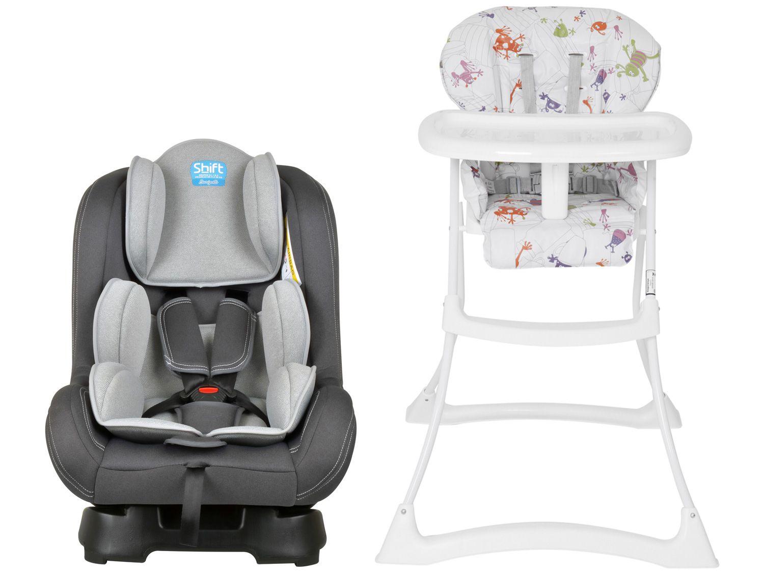 Cadeira de Alimentação Burigotto Papa & Soneca - Reclinável até 15 Kg + Cadeirinha para Auto