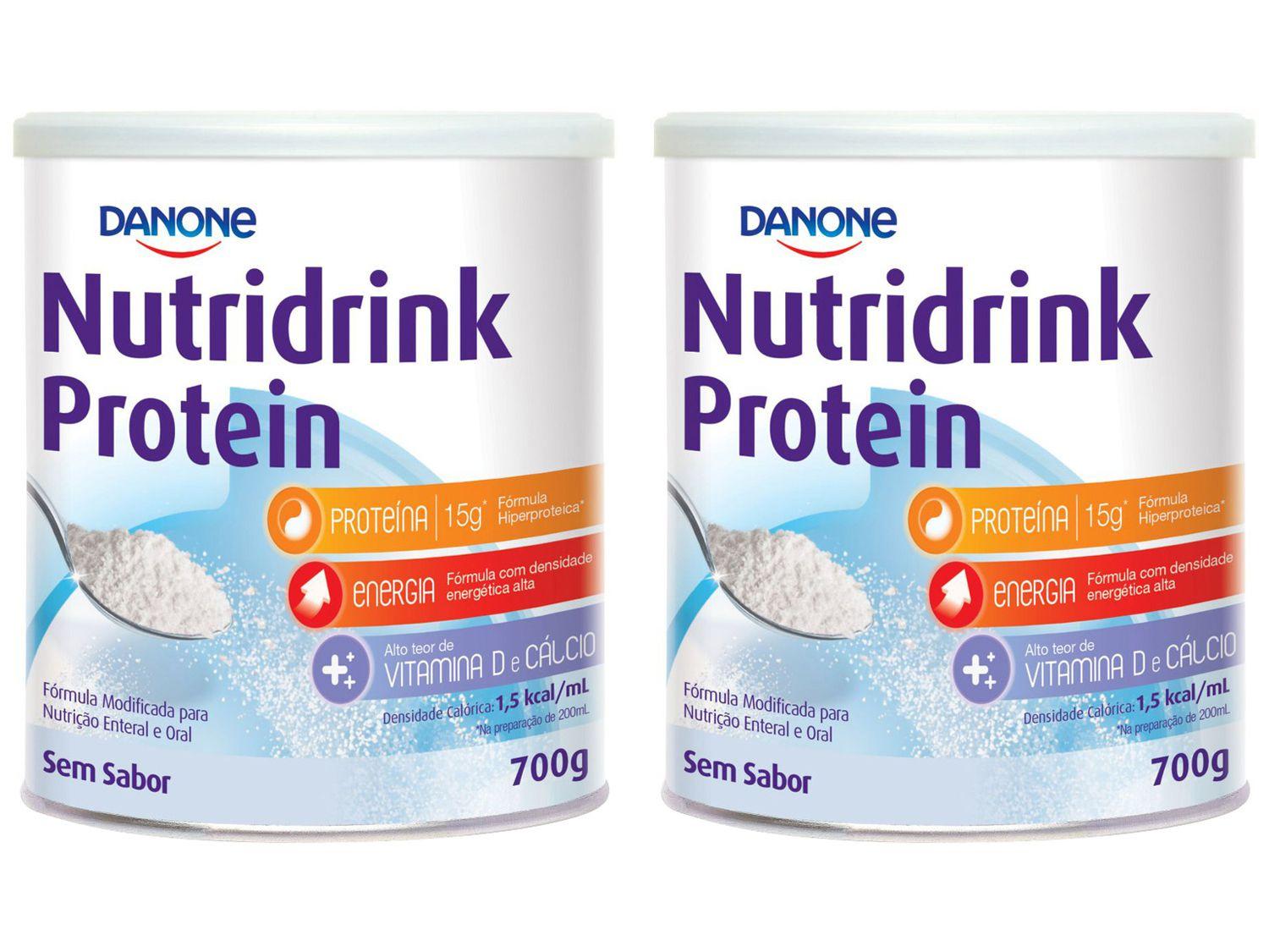 Suplemento Nutricional Adulto Nutridrink Protein - Sem Sabor 700g 2 Unidades