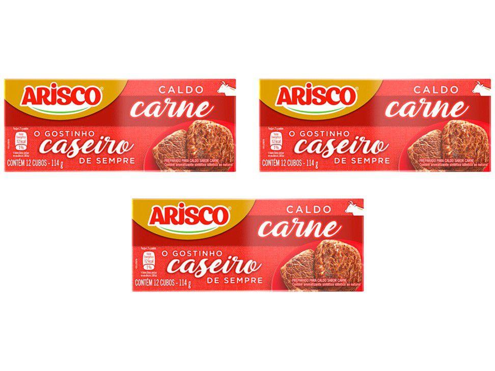 Kit Caldo Carne Arisco 114g 3 Unidades
