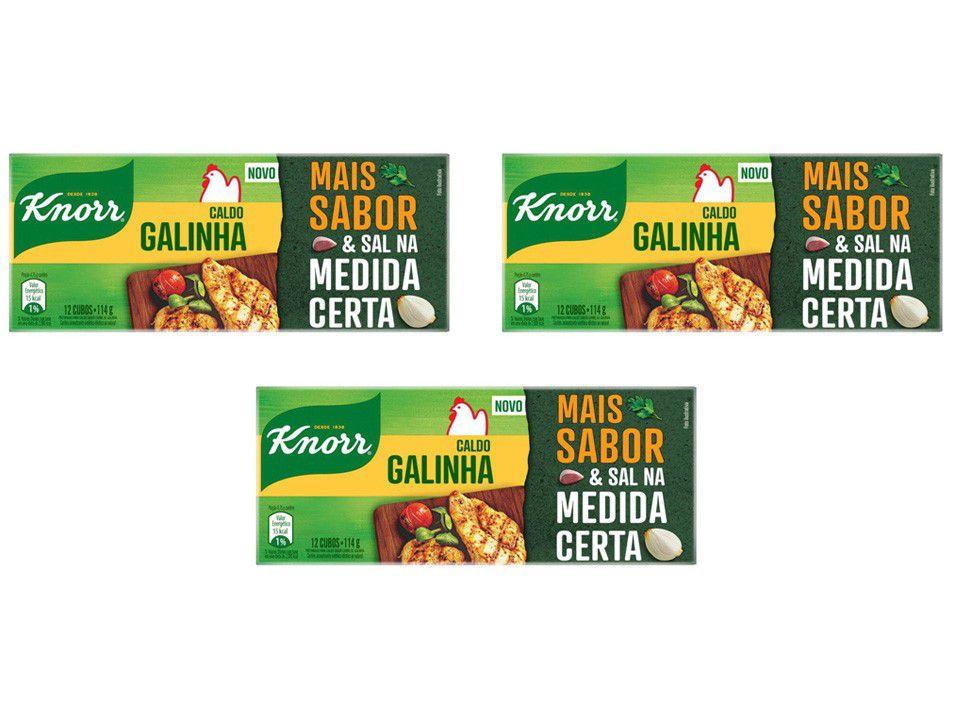 Kit Caldo Galinha Knorr 114g - 3 Unidades