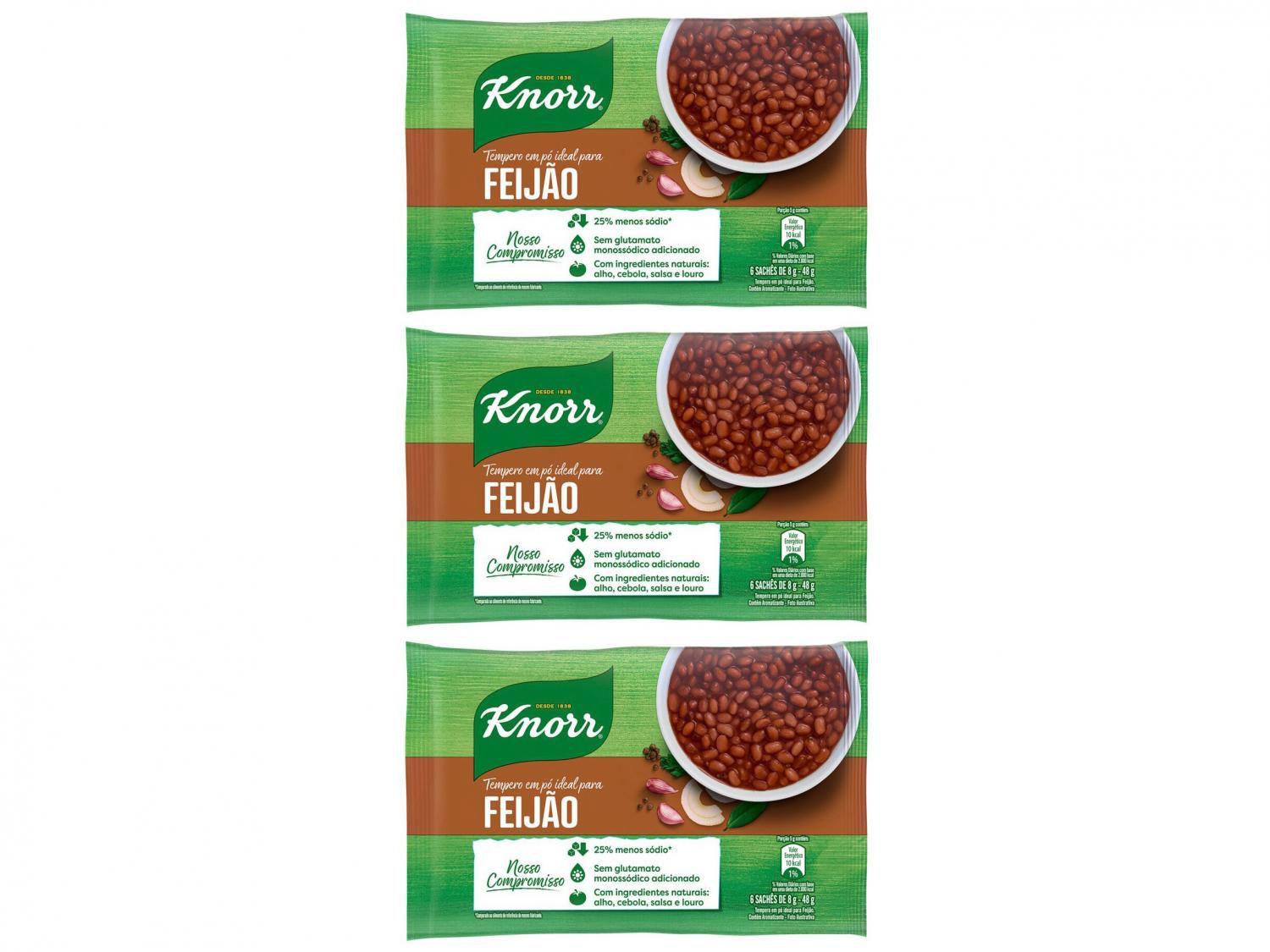 Kit Tempero Knorr Meu Feijão 48g - 3 Unidades