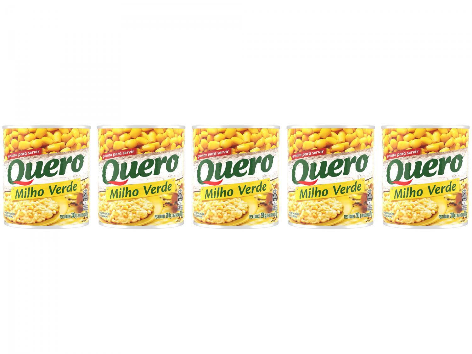 Kit Milho em Conserva Quero Pronto para Servir - 170g 5 Unidades