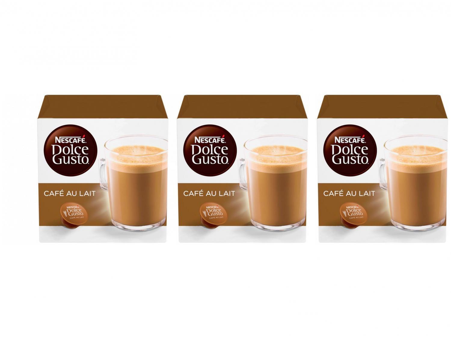 Cápsula Café com Leite Nescafé Café Au Lait - Dolce Gusto 48 Unidades