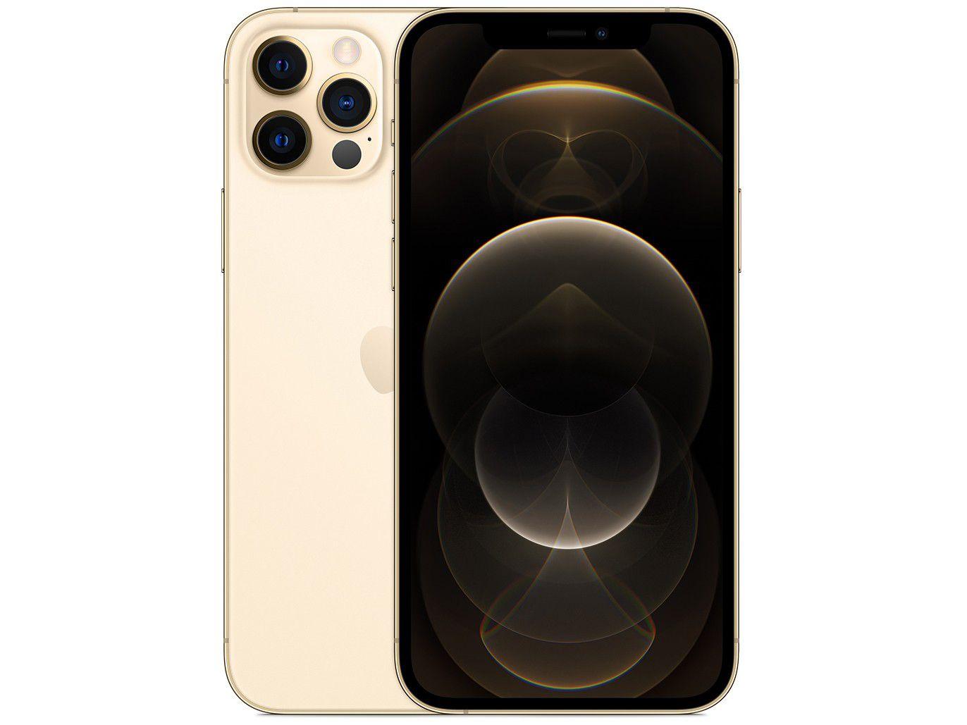 iPhone 12 Pro Apple 512GB Dourado 6,1" - Câm. Tripla 12MP iOS + AirPods