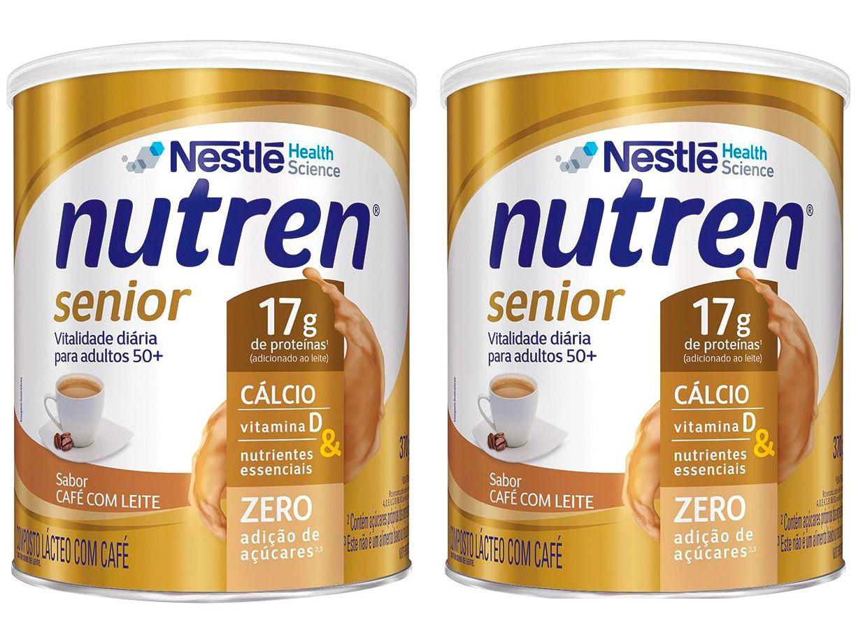 Kit Composto Lácteo Adulto Nutren Café com Leite - Senior 370g 2 Unidades