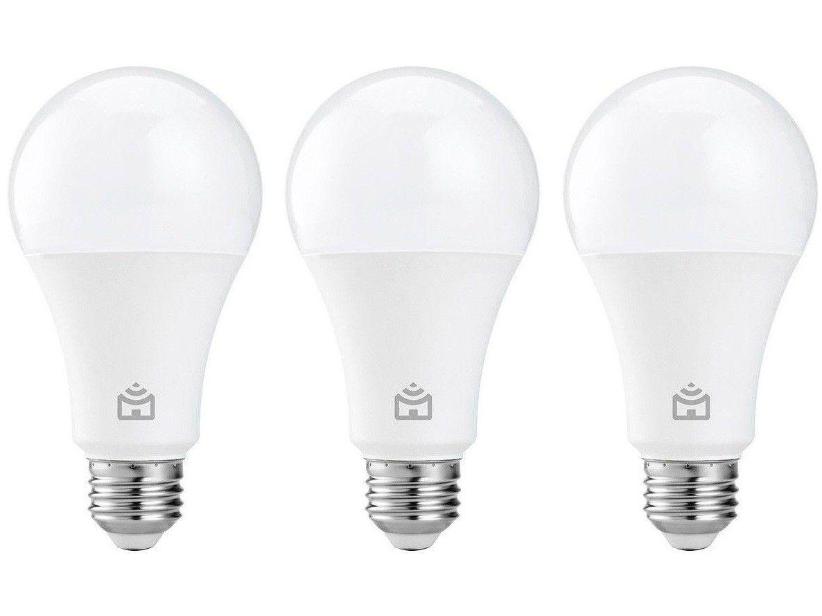 Kit Lâmpada Inteligente Positivo Home Smart - LED Wi-Fi 9W 3 Unidades