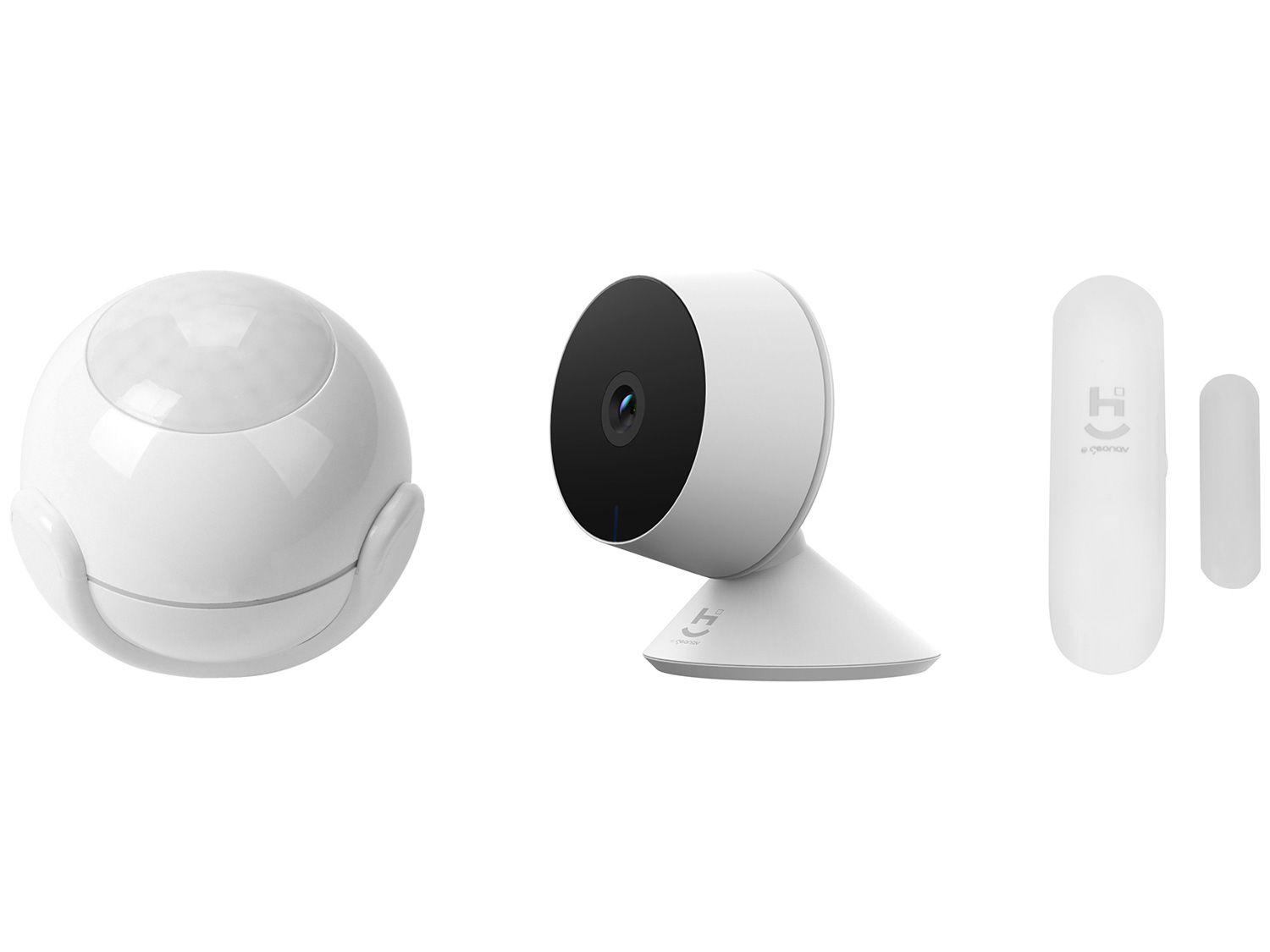 Câmera Inteligente Wi-Fi Geonav + Sensor de - Movimento Inteligente + Sensor de Porta e Janela