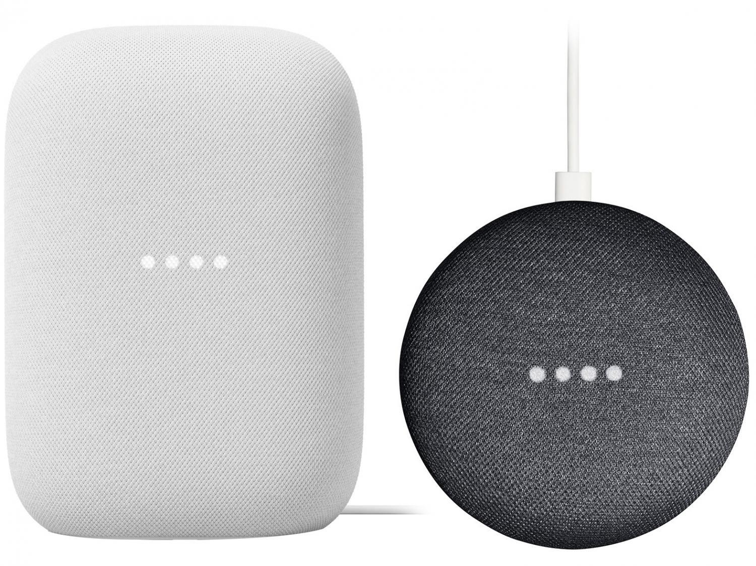Nest Mini 2ª geração Smart Speaker - com Google Assistente + Nest Audio Smart Speaker