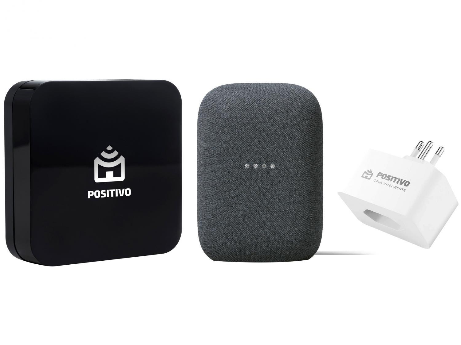 Nest Audio Smart Speaker + Adaptador de Tomada - Inteligente + Controle Inteligente Universal Wi-Fi