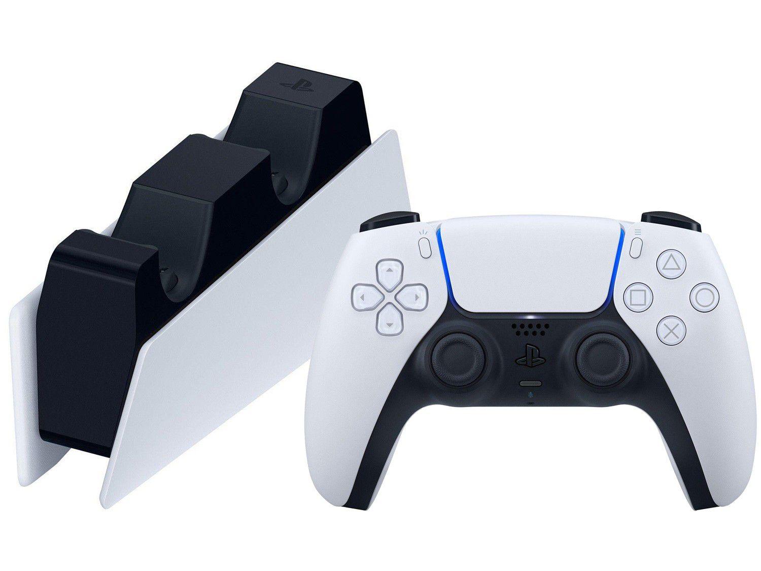 Controle Dualsense PlayStation 5 PS5 + Estação de - Carregamento para Controle DualSense - para PS5