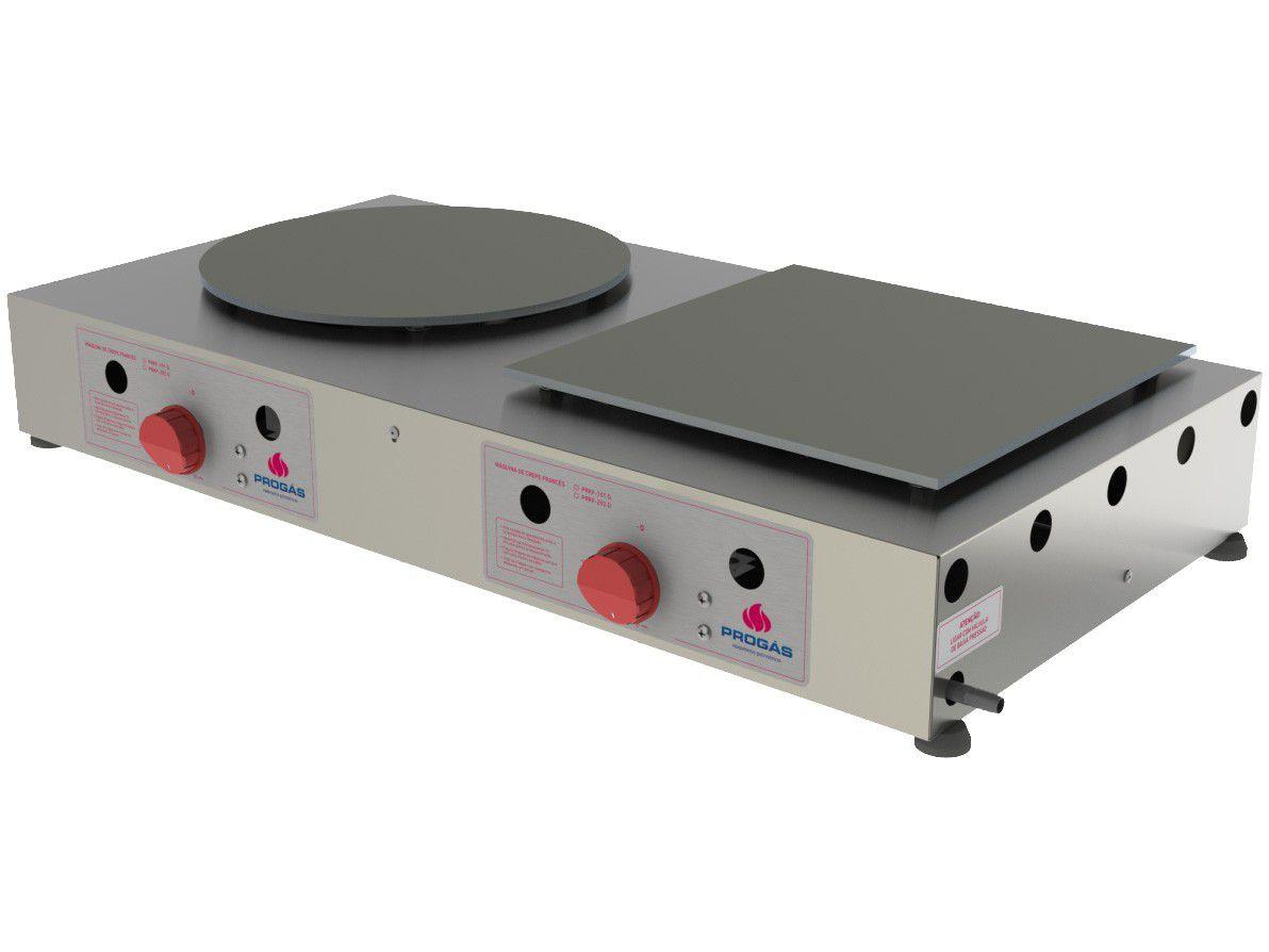 Máquina de Crepe Francês a Gás Progás PRKF-202G/R